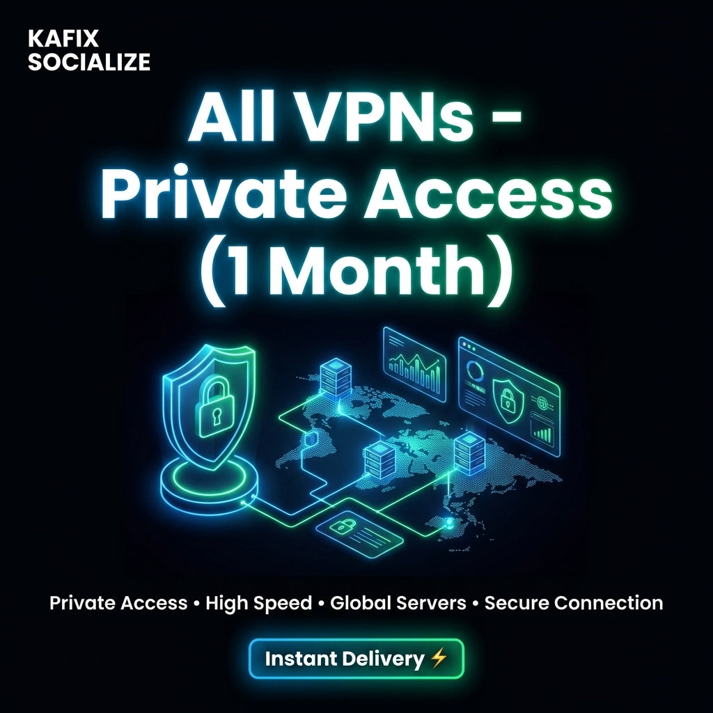 Premium VPN Access – Nord, Surfshark & Proton (1 Month)