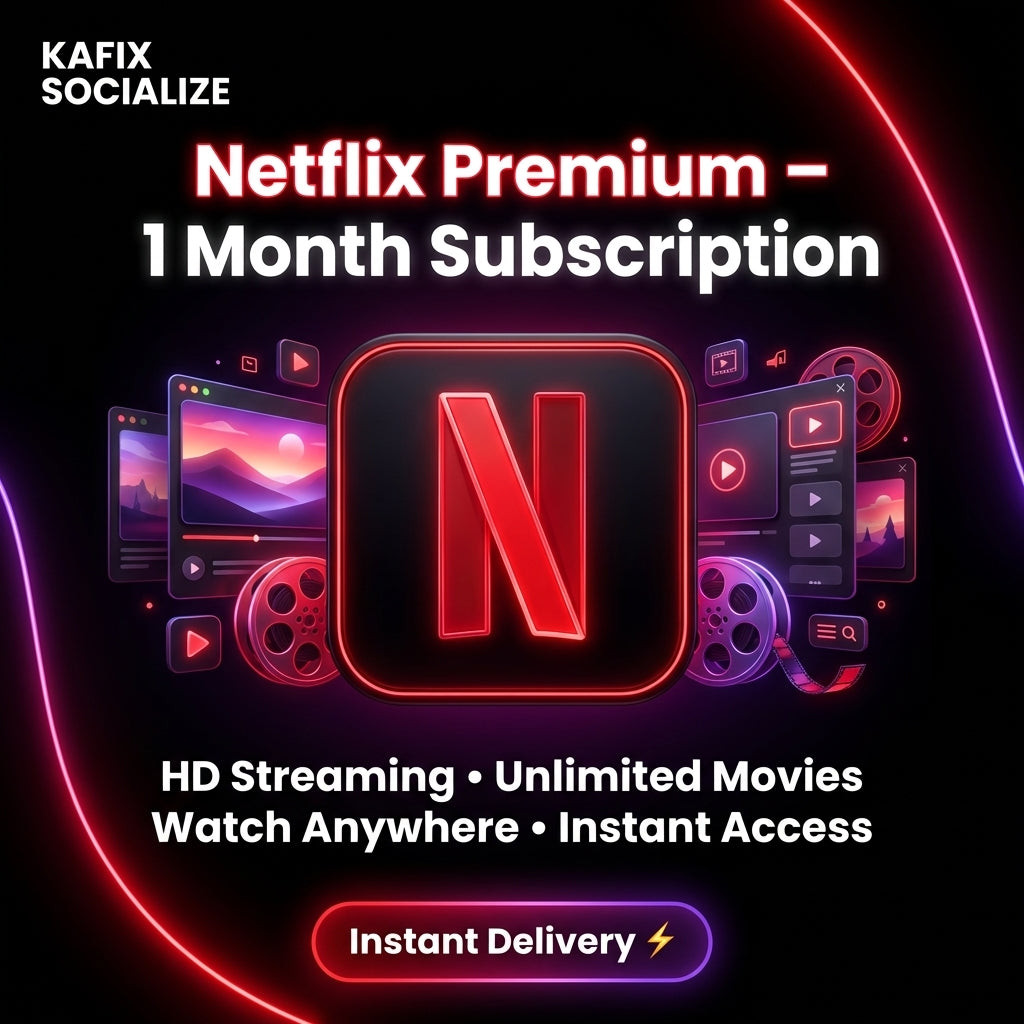 Netflix Premium – Single Screen (1 Month)