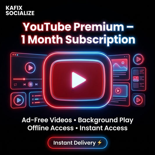 YouTube Premium – 1 Month Subscription