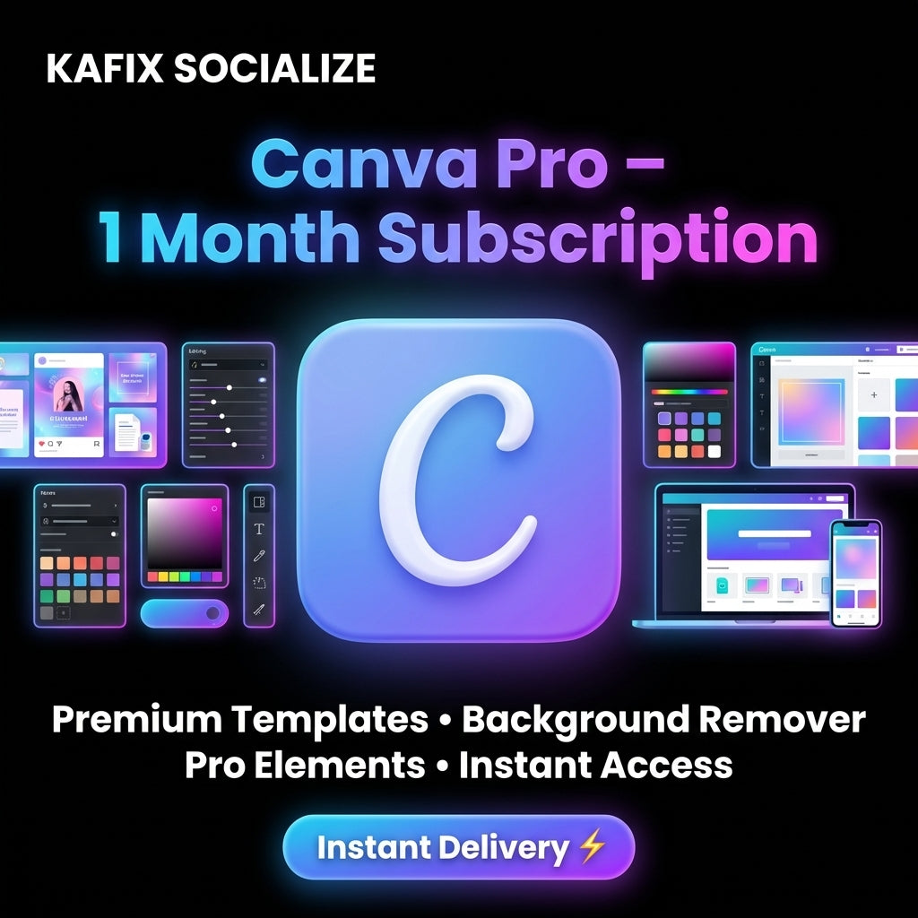 Canva Pro – 1 Month Subscription