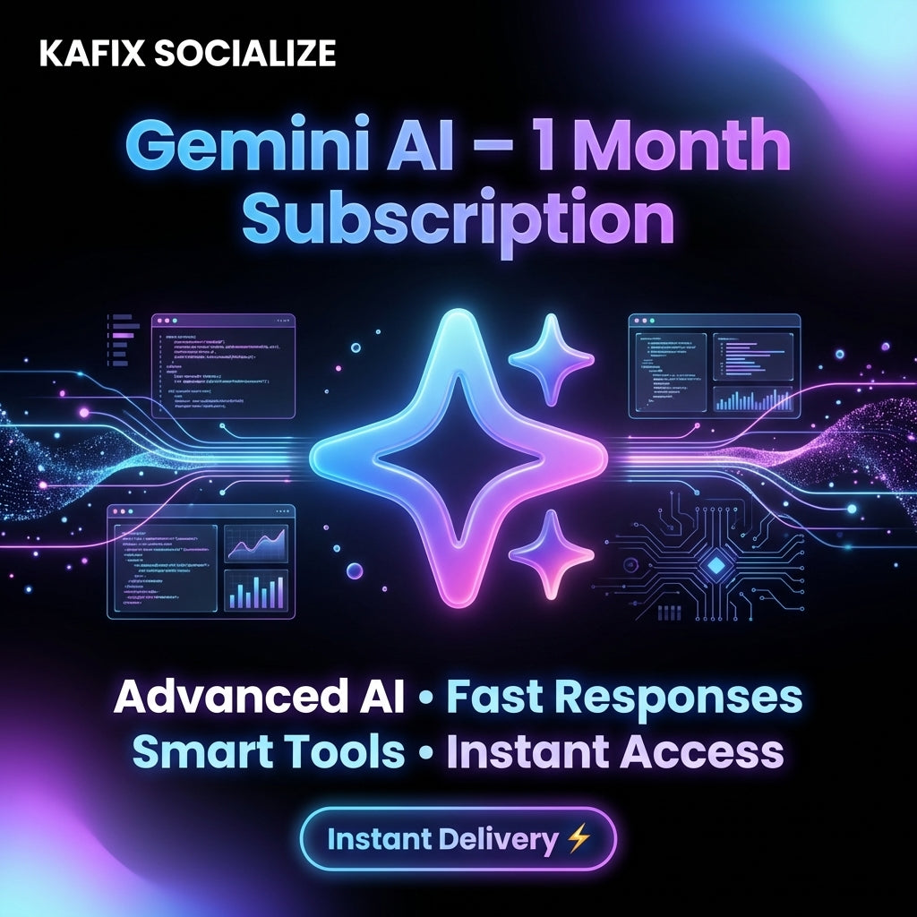 Gemini AI – 1 Month Subscription