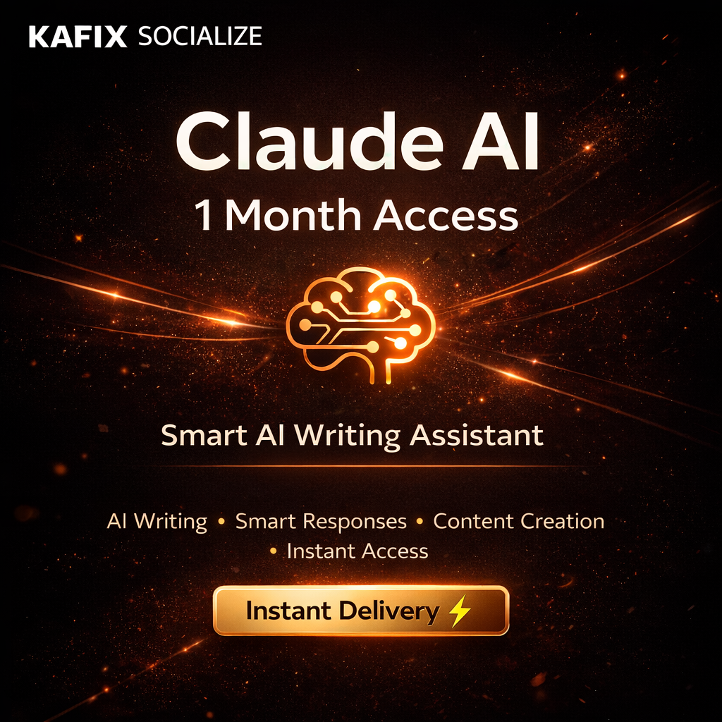 Claude AI – 1 Month Premium Access | Smart AI Writing & Assistance